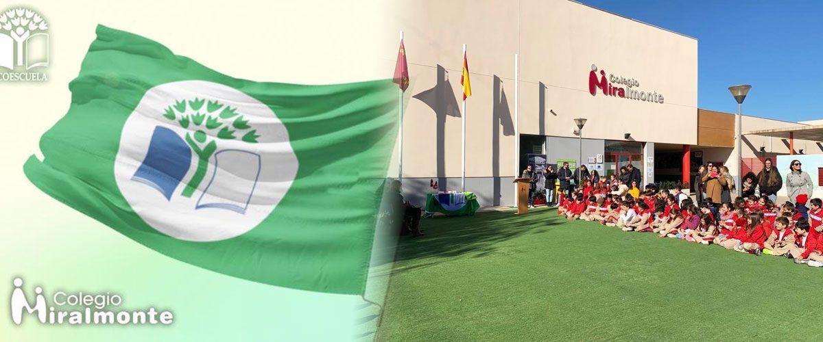 Miralmonte primer centro educativo sostenible certificado con la Bandera Verde en la Región