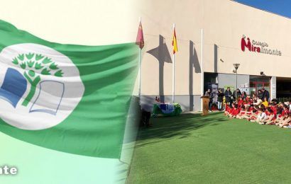 Miralmonte primer centro educativo sostenible certificado con la Bandera Verde en la Región