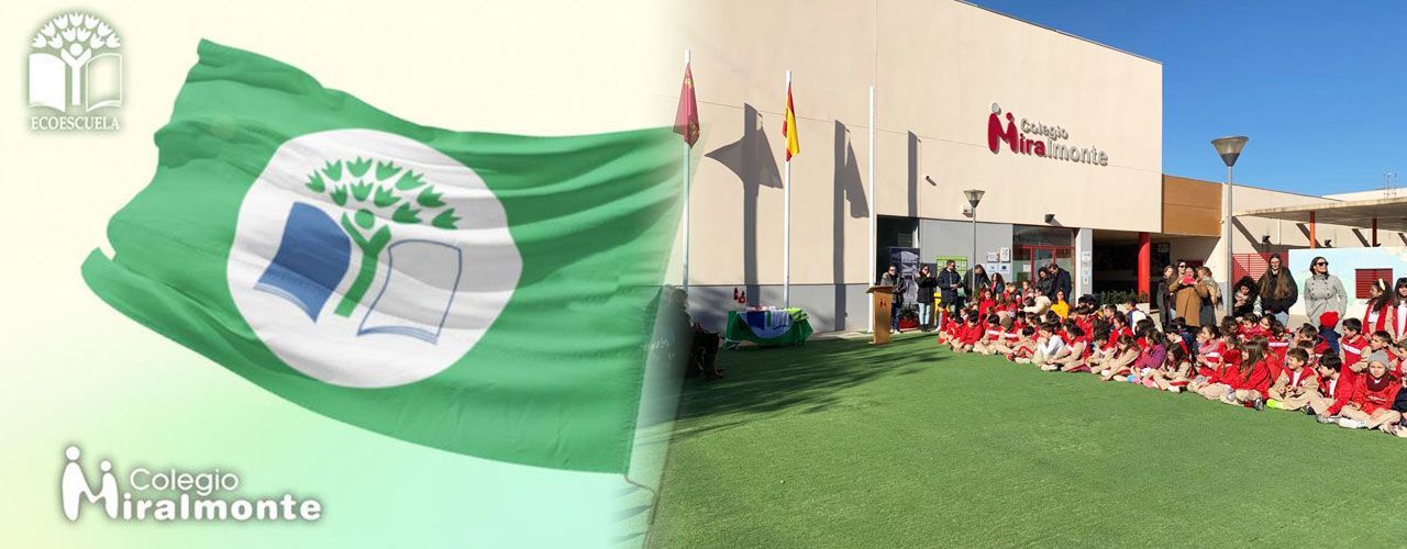 Miralmonte primer centro educativo sostenible certificado con la Bandera Verde en la Región