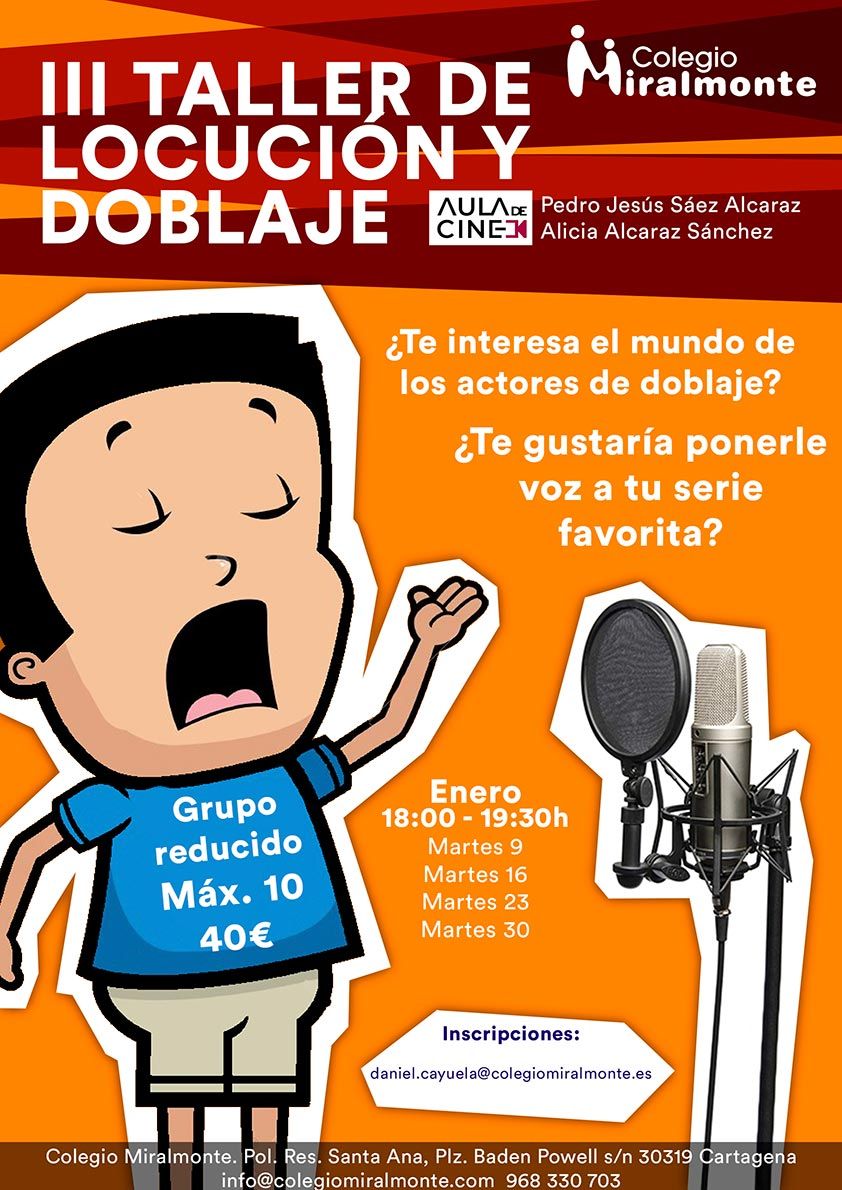 Escuela de doblaje - Miralmonte 2023