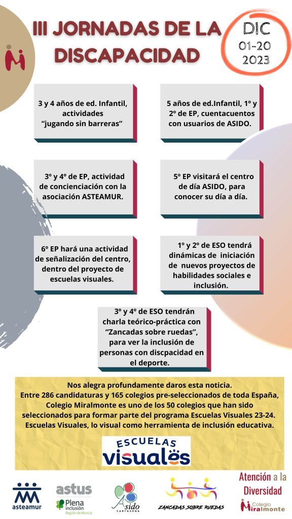 Cartel Jornadas Discapacidad 2023 Cartel Jornadas Discapacidad 2023