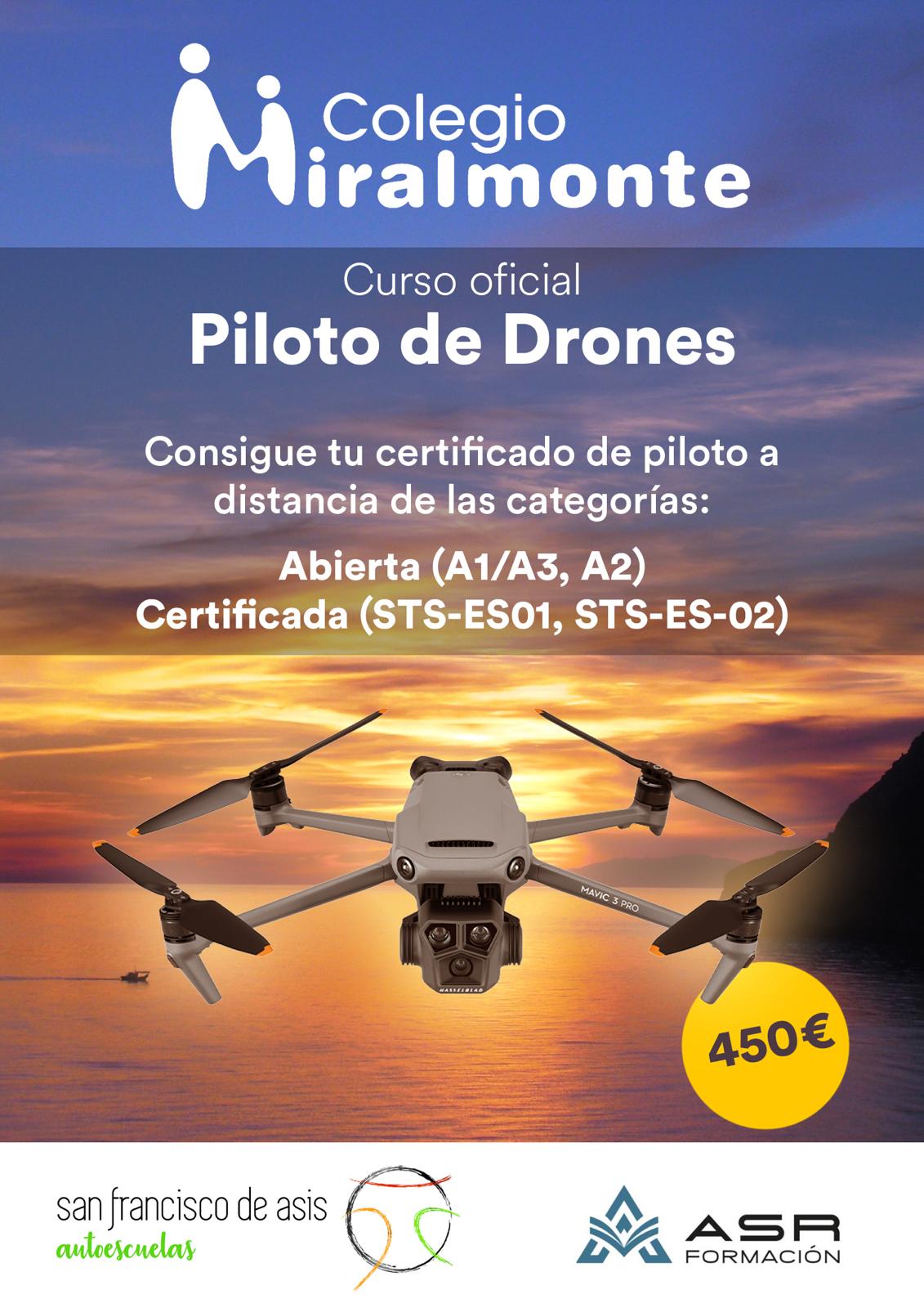 Curso Piloto de Drones - Colegio Miralmonte
