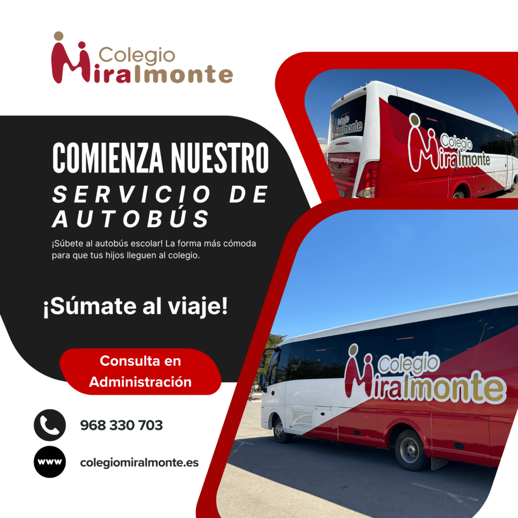Servicio escolar transporte Miralmonte autobús Servicio escolar transporte Miralmonte autobús