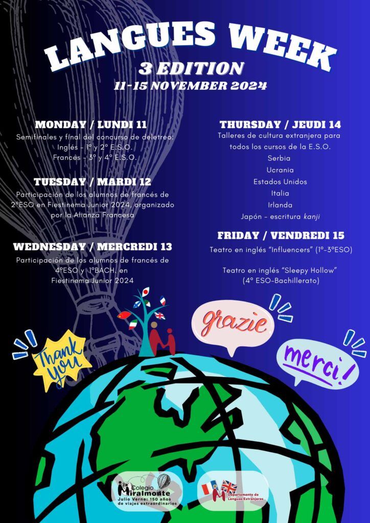 Cartel III Semana Lenguas 2024