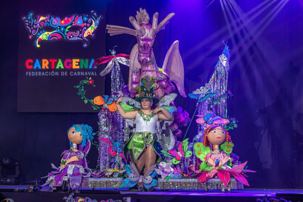 Paula Mellado reina infantil del Carnaval Cartagena 2025 Miralmonte