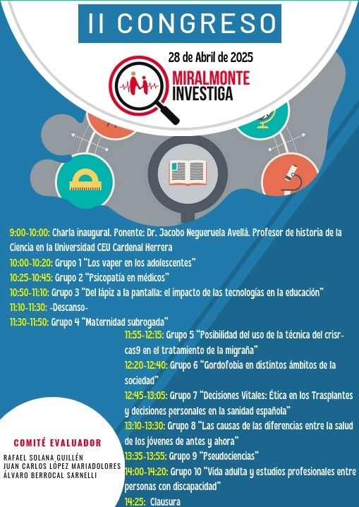 Cartel II Congreso de investigación Miralmonte 2025 Cartel II Congreso de investigación Miralmonte 2025