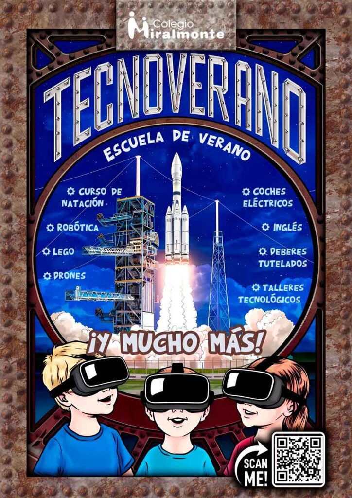 Cartel Escuela de Verano 2025 Miralmonte
