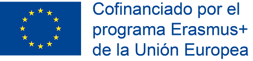 Cofinanciado por erasmus+ Unión Europea