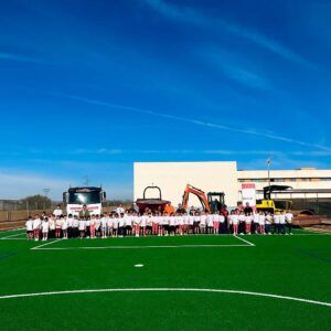 Inauguración obras campo de futbol Miralmonte