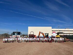 Inauguración obras campo de futbol Miralmonte