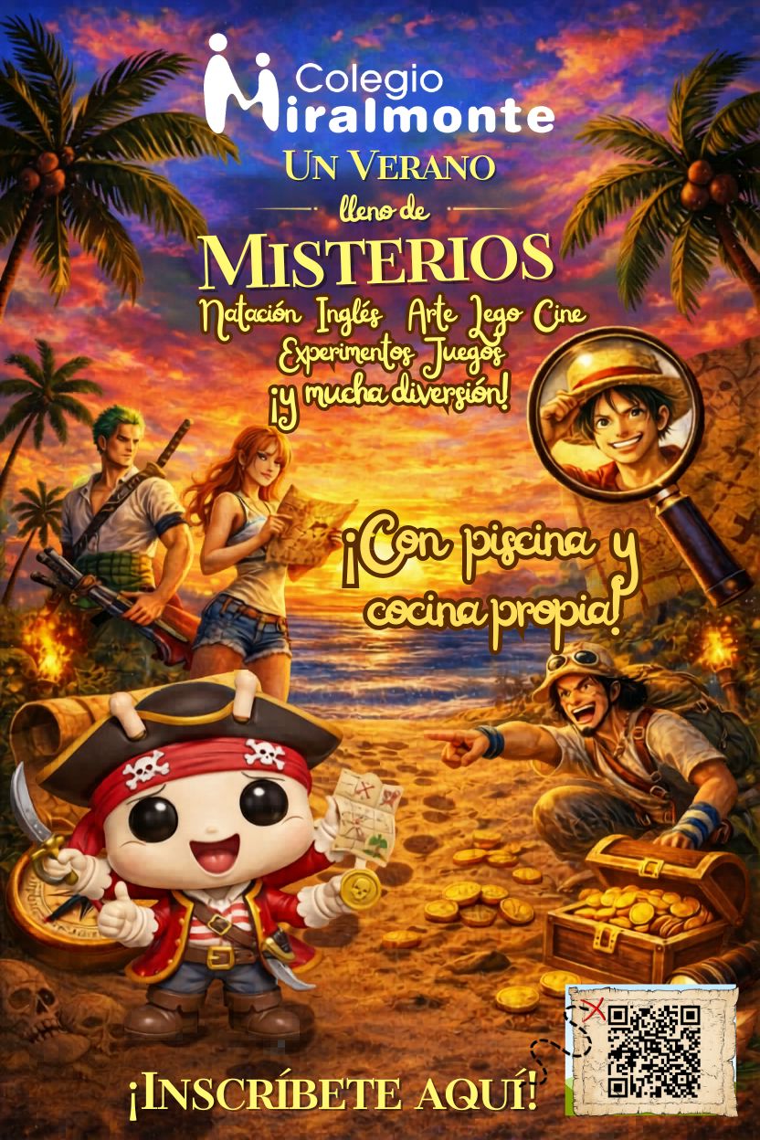 Cartel Escuela de Verano 2026 - Miralmonte