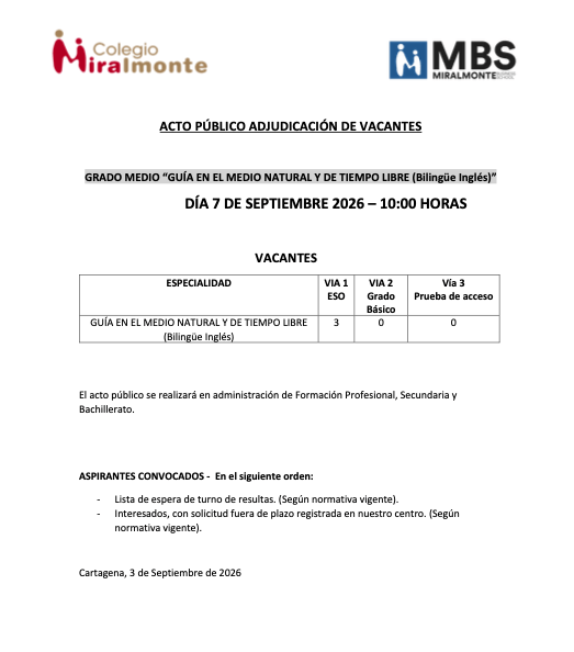 Acto adjudicación